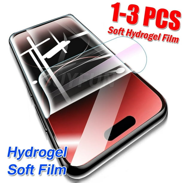 Película de hidrogel para móvil, Protector de pantalla sin cristal