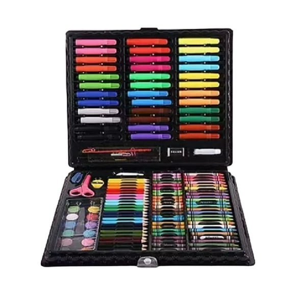 marcadores lapices colores profesionales kit dibujo 150pcs malubero set de arte