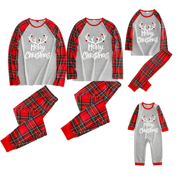 Christmas Matching Pajamas For Family Baby, Kids, Teens, and Adults PJ's  Sets Pijamas Familiares Navidad 