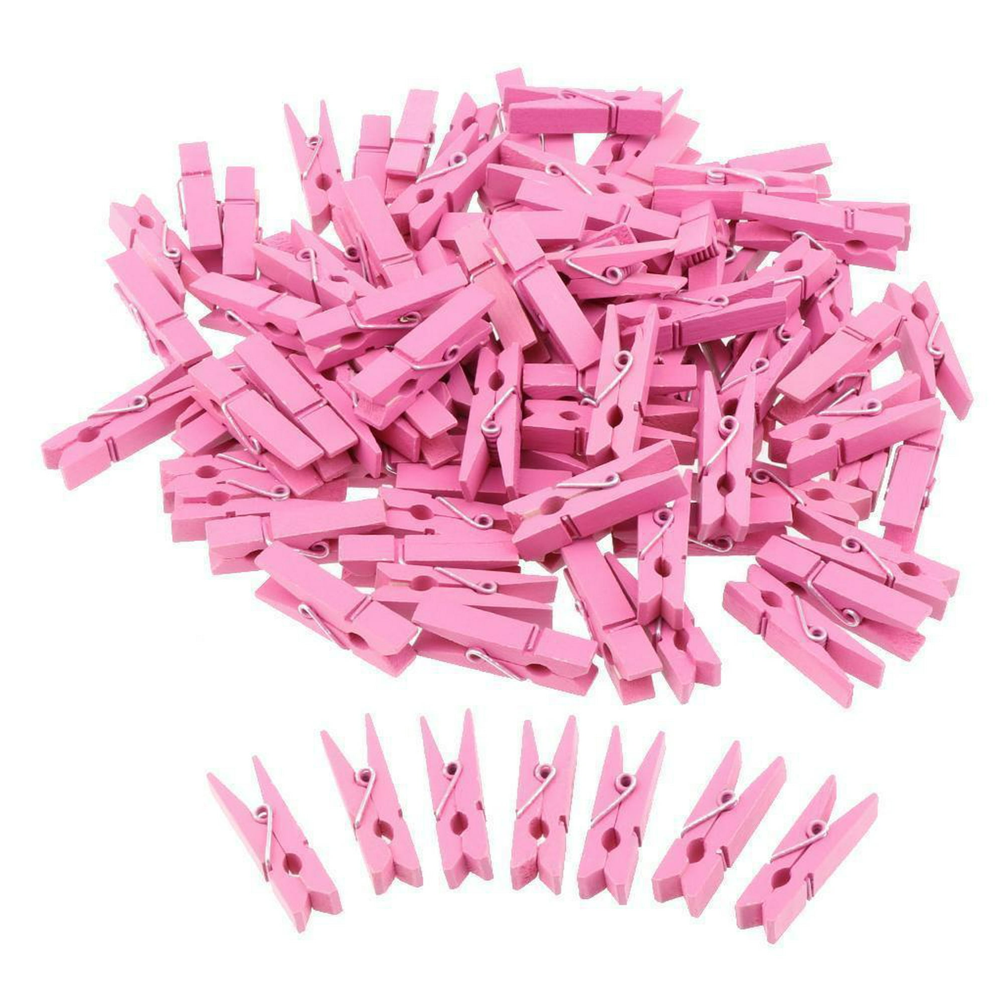 Pinzas pequeñas de color rosa - Globofiesta