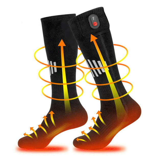 2 pares de calcetines térmicos para mujer negros de 4.9 tog cálidos hasta  la rodilla o sobre la rodilla