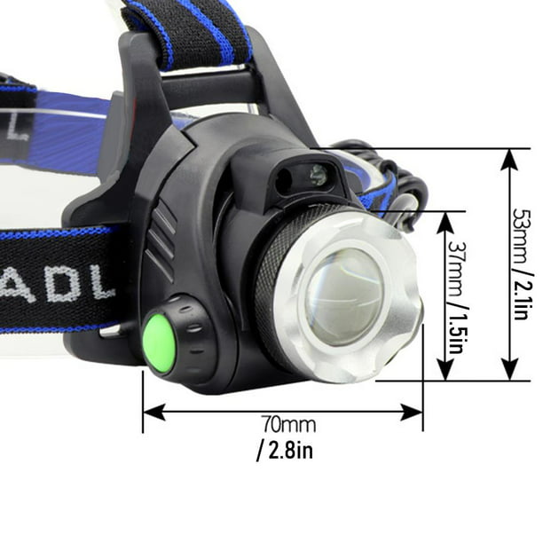 Linterna frontal recargable por Usb para pesca al aire libre, lámpara LED  de cabeza con luz roja y verde, resistente al agua IPX4, 6 modos -  AliExpress