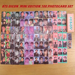 Kpop BTS Bangtan Boys DICON D'festa Mini Edition 100 Photocard Set Gao Jiahui unisex