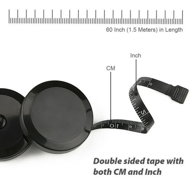 Paquete de 2 cintas métricas de cinta métrica corporal de 60