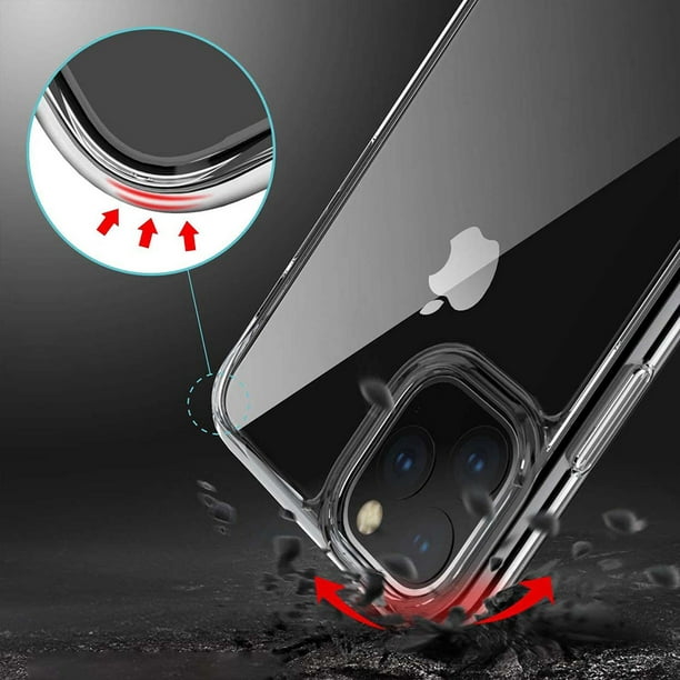 Protector de lente de cámara para iPhone 11 Pro Max 6D, película de vidrio  templado + funda protectora de lente de Metal para iPhone 11
