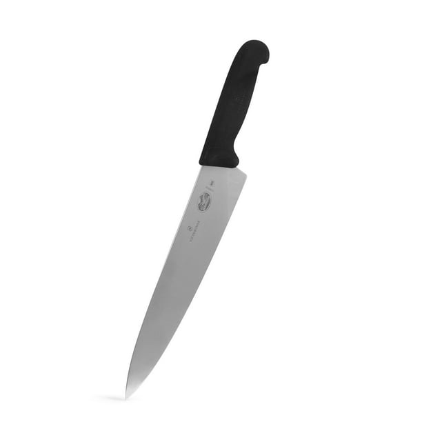 Cuchillo Chef para Trinchar de 25cm Fibrox - Victorinox negro