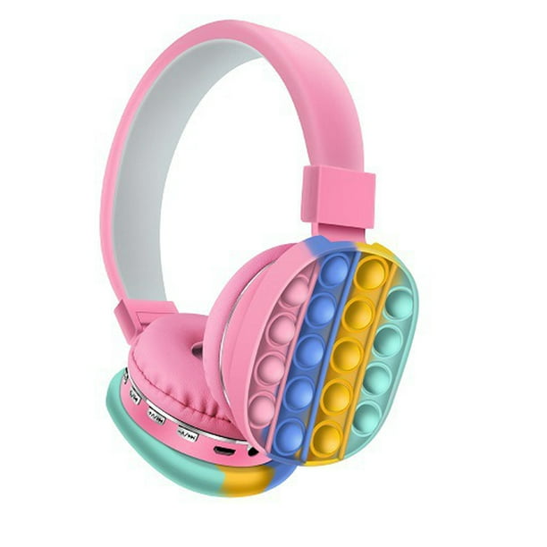 Auriculares Bluetooth en la oreja con burbujas pop, silicona Push y Pop  Fidget Toy Auriculares Auric Ormromra 222969-1