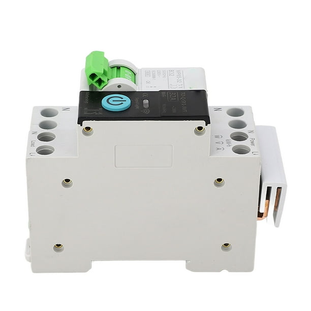 Interruptor de protección de circuito disyuntor WiFi resistente a altas  temperaturas 230V 32A 1P+N para electrodomésticos ANGGREK Otros