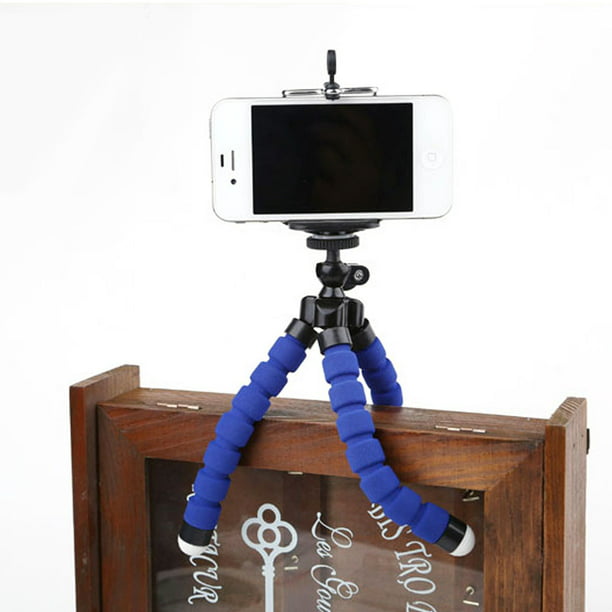 Mini trípode de pulpo de esponja flexible para cámara de teléfono  inteligente de teléfono móvil