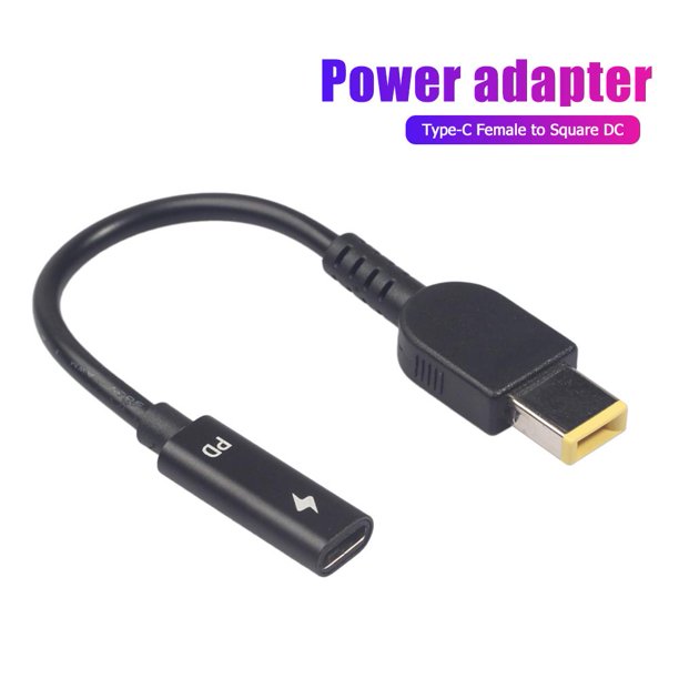 Adaptador de conector de alimentación de USB 3.1 tipo C macho a CC