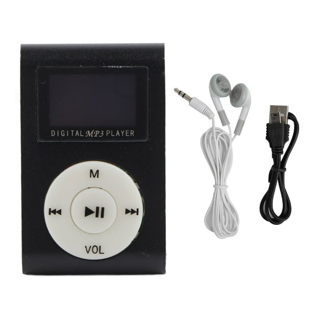 Reproductor de MP3 portátil Mini USB Pantalla LCD MP3 Reproductor de música  MP3/FM Reproductor de radio digital portátil Reproductor de medios de