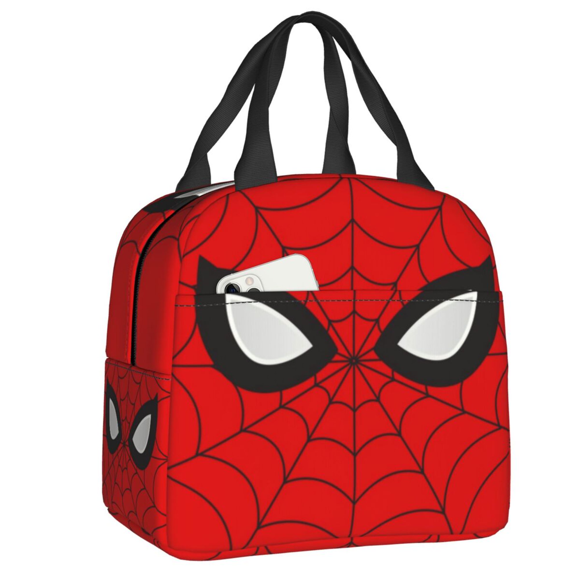 Bolsa merienda de tela - Modelo Spiderman