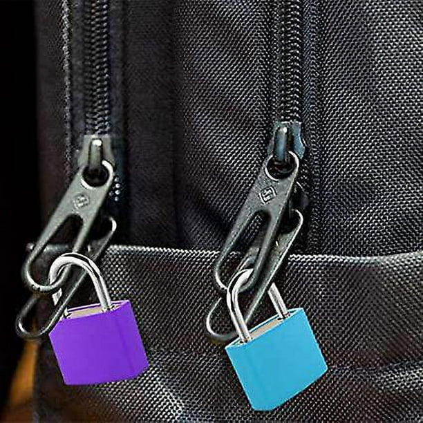 Paquete de 8 candados, candado pequeño con llave para el bloqueo de  equipaje, mochila, cerradura de casillero de gimnasio, cerradura de maleta,  juego