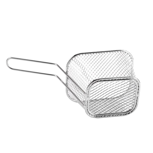 6 Canastas Cesta Freidora Mini Acero Inox Chip Papas Fritas