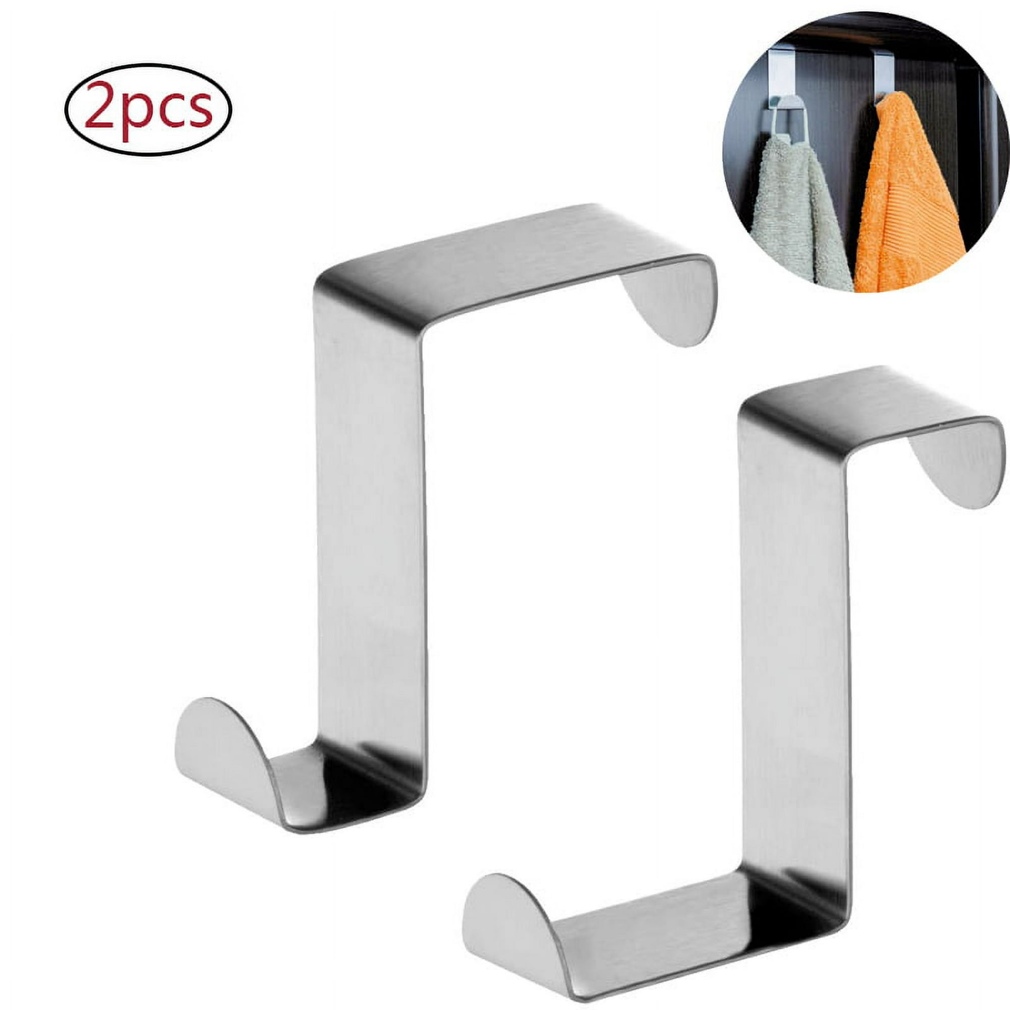 Ganchos MSV perchero puerta metálico percha puerta cromada colgador puerta  para toallas organizador puerta para ahorrar espacio - AliExpress