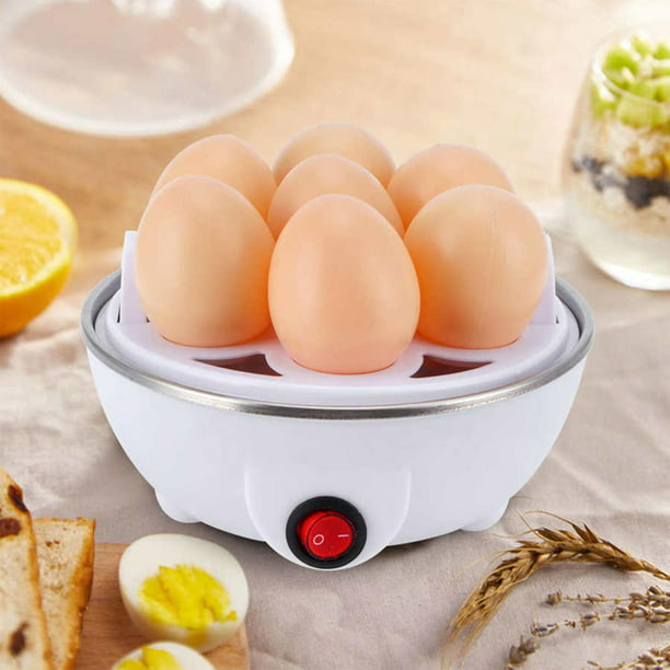 cocedor de huevos,Capacidad para 7 huevos Cocina eléctrica para huevos  Huevos cocidos,Cocedor de huevos Cocedor de huevos Accesorios de  cocina,Mini