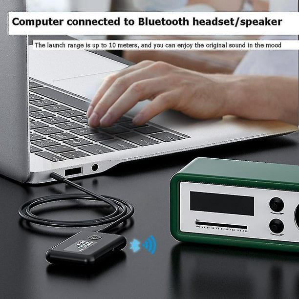 Transmisor inalámbrico Bluetooth para TV, teléfono, PC, audio, música,  adaptador YONGSHENG