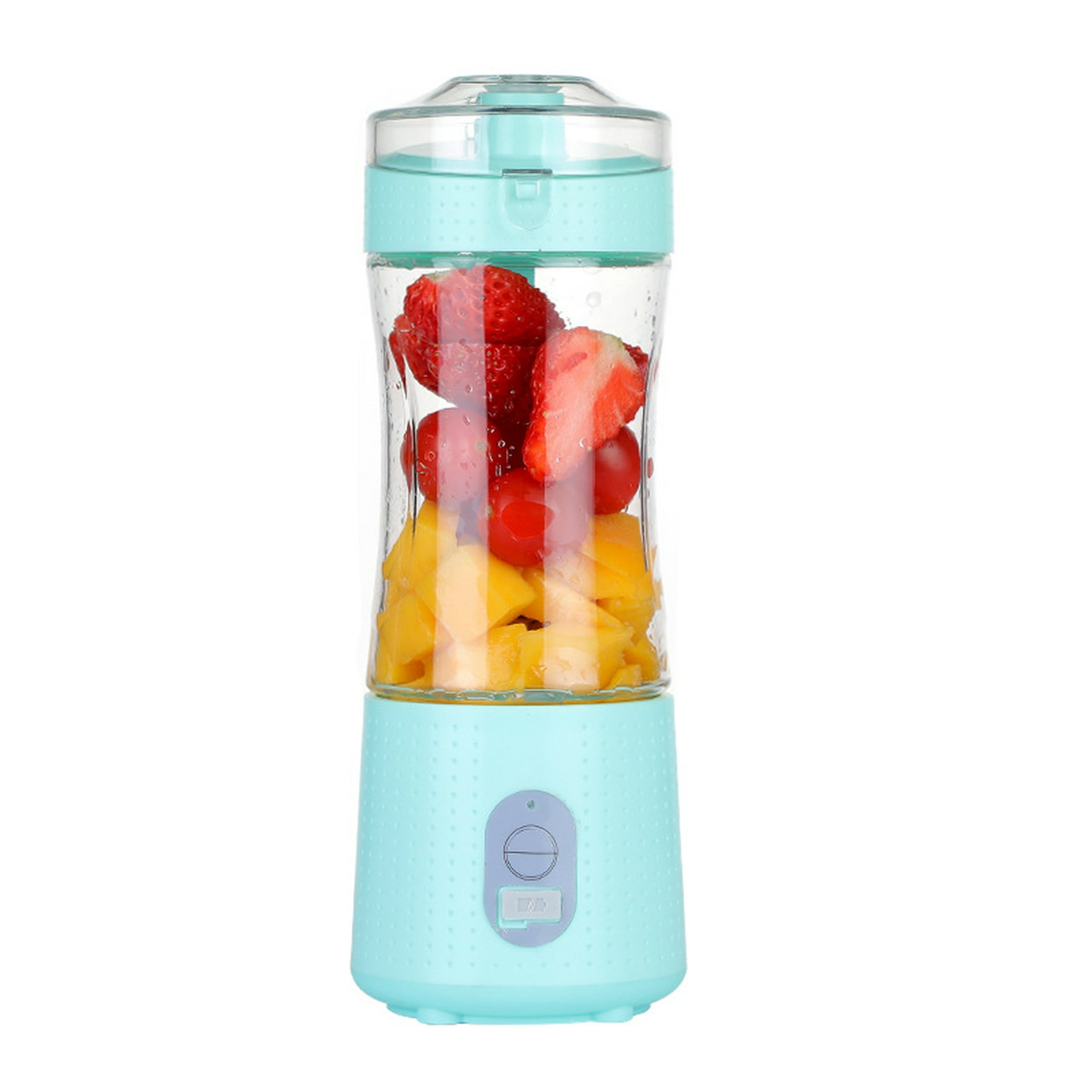  Licuadora personal, licuadora portátil con mini mezclador de  jugo de frutas recargable por USB, licuadora de tamaño personal para  batidos, batidos de proteínas y alimentos para bebés, mini exprimidor de  taza