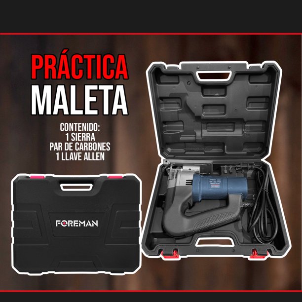 RACK & PACK Sierra Caladora de 710 W de Potencia 6 Velocidades Cortadora de  Madera con