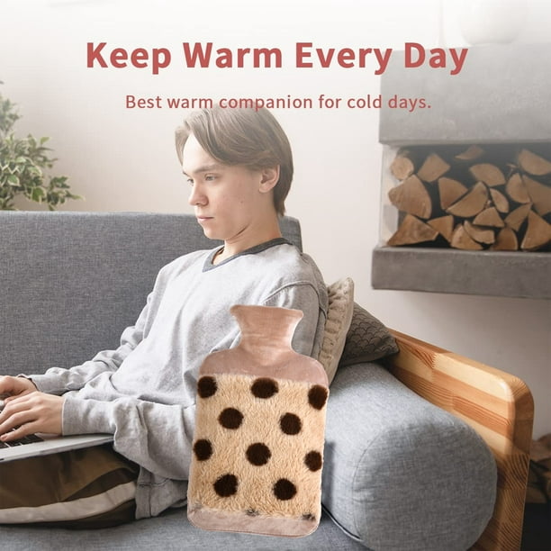 Bolsa de agua caliente eléctrica recargable Bolsa de mano Calentador  térmico almohadilla térmica
