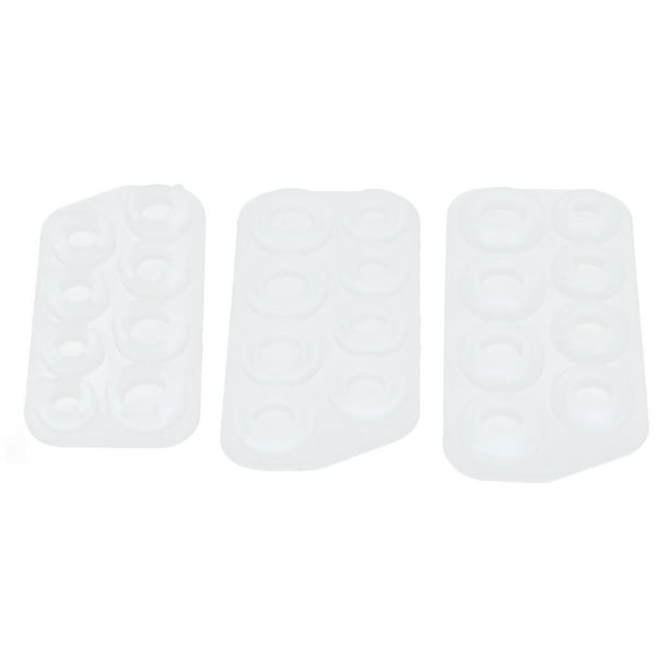 Juome Moldes de resina de silicona 2 juegos de moldes de resina para  llaveros de resina epoxi manualidades de bricolaje llaveros colgantes  adornos