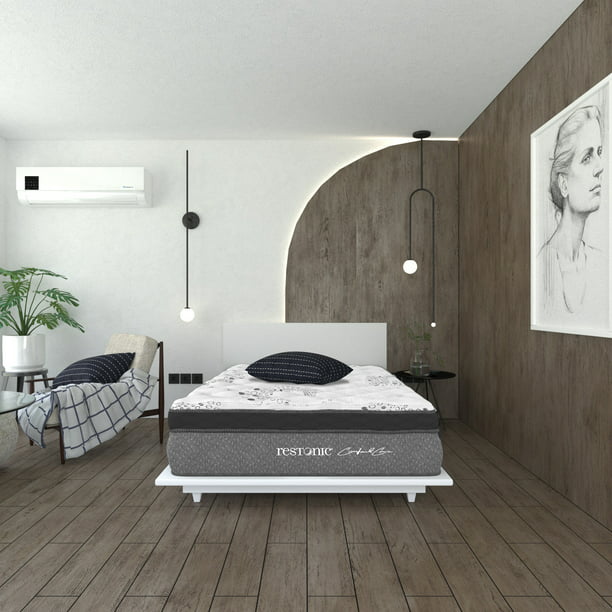Colchón de espuma viscoélastica de máxima comodidad Sleep Master de 6 in,  Espuma, Marrón