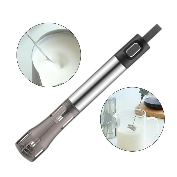 Comprar Espumador de leche eléctrico, batidora de huevos recargable por USB  de 3 velocidades para cocina casera, fabricante de espuma portátil con 3  batidores Isfang