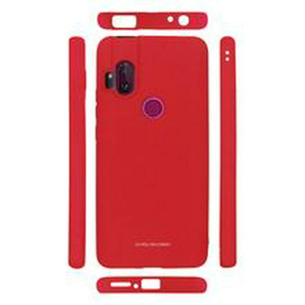 Funda De Silicón Suave Molan Cano Con Acabado Mate Para Xiaomi Redmi Note 10/  Note 10 Pro Color Rojo