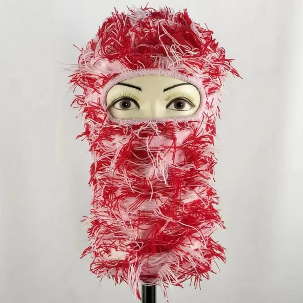 Paquete de 2 máscaras de esquí rosa con protección solar, pasamontañas  ligeras, máscara facial para hombres y mujeres, fútbol, motociclismo
