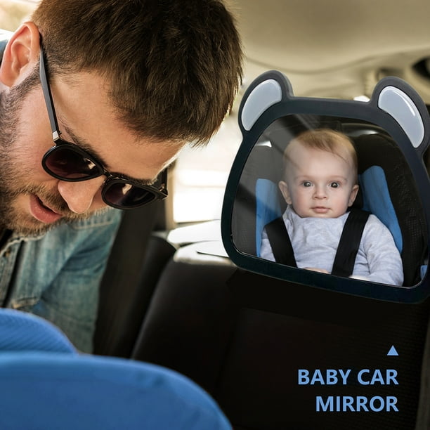 coche vista trasera espejo de dibujos animados silla de bebé