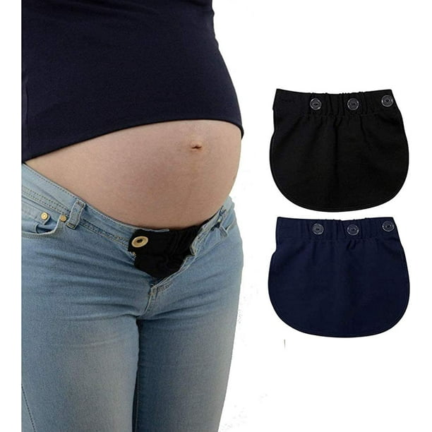 Guidre 3 Piezas Extensores de Cintura ajustables de Botones Pantalones de  Cintura Ajustable,Extensor Cinturas Embarazadas Maternidad Alargadas Mujer