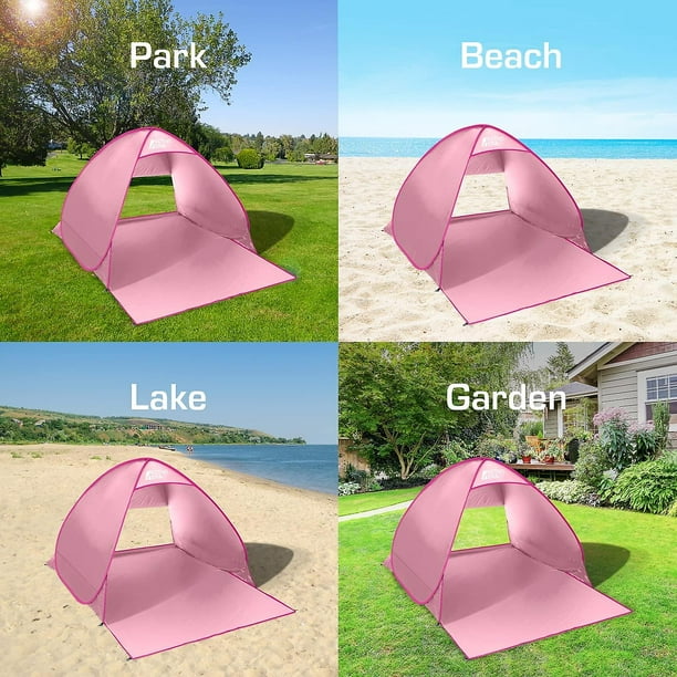 Tienda De Campaña Carpa Abierta Para Playa Proteccion Sol 6 Personas Con  Bolso