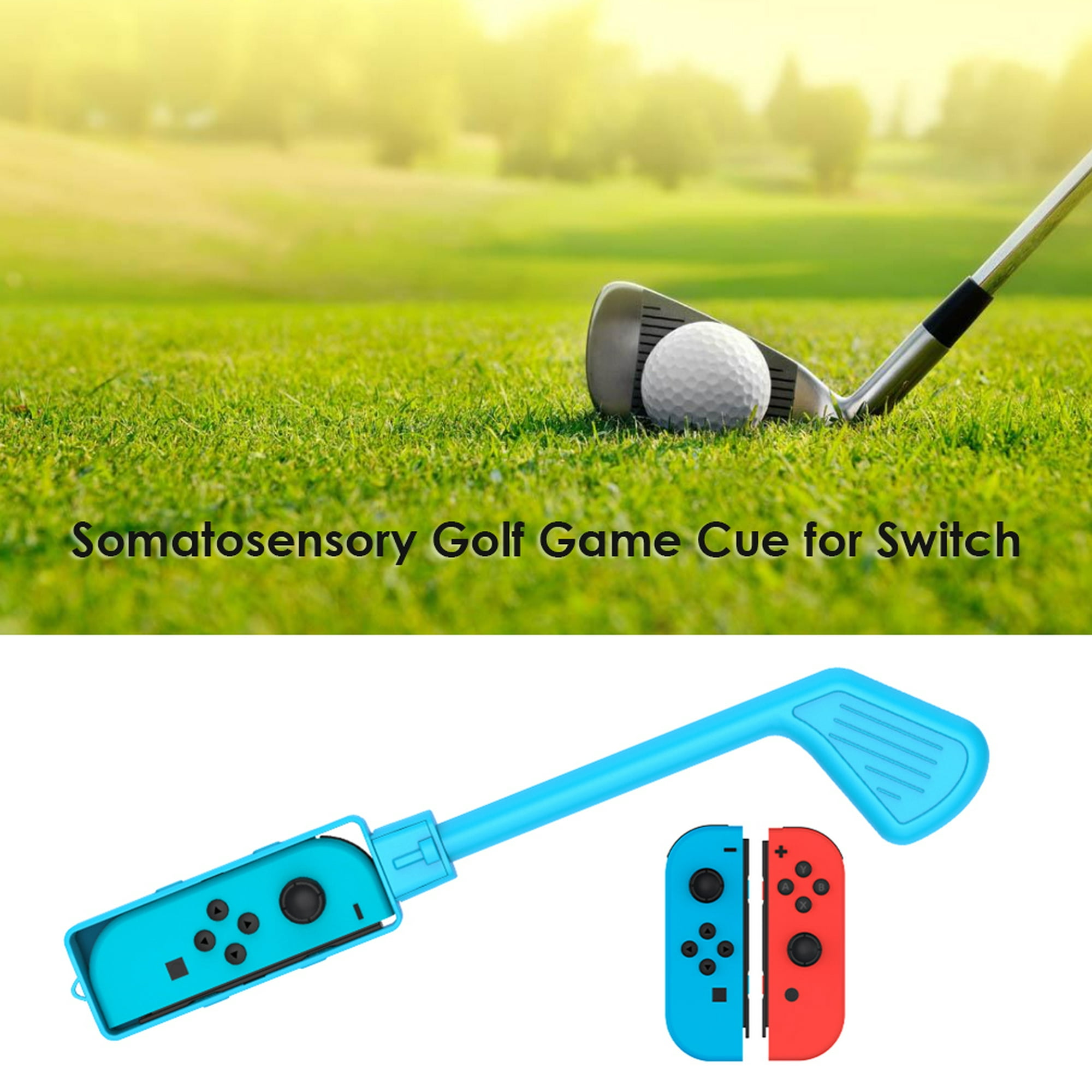 Palo de golf para Nintendo Switch Adaptador de controlador de juego para  Mario Golf Super Rush Universal Accesorios Electrónicos