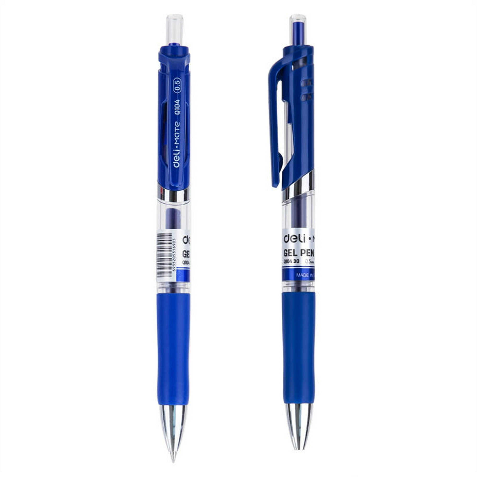 Bolígrafos de Gel retráctiles DELI, bolígrafo de tinta de Gel de 0