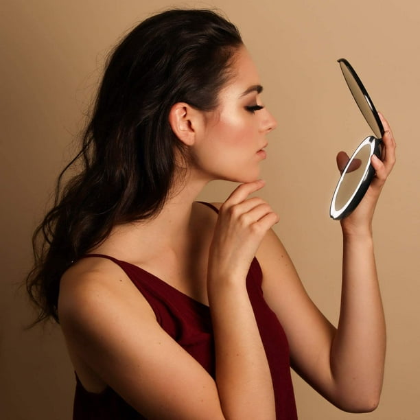 Espejo con Luz LED Redlemon para Maquillaje Modos de Iluminación y USB