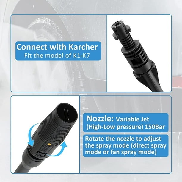 Accesorio Limpiador De Patio De Hidrolimpiadora - K2-K7 T-5 Karcher