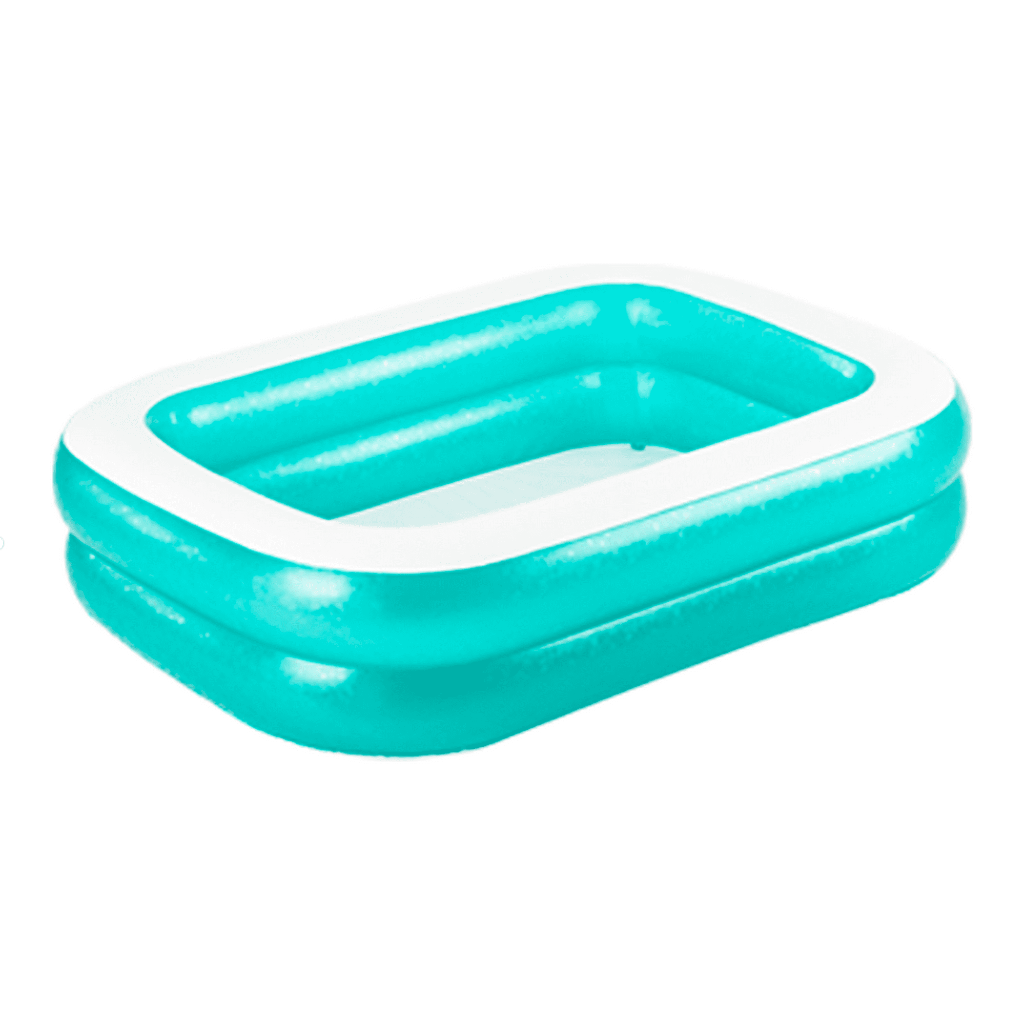 Alberca inflable infantil rectangular aqua 2 anillos bestway plástico vinil resitente 200 cm