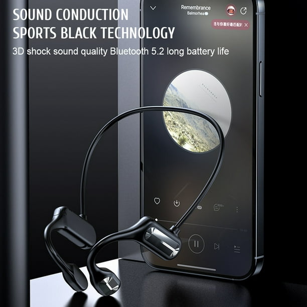 Auriculares inalámbricos de conducción ósea, auriculares deportivos  Bluetooth con oreja abierta BL09 Ticfox