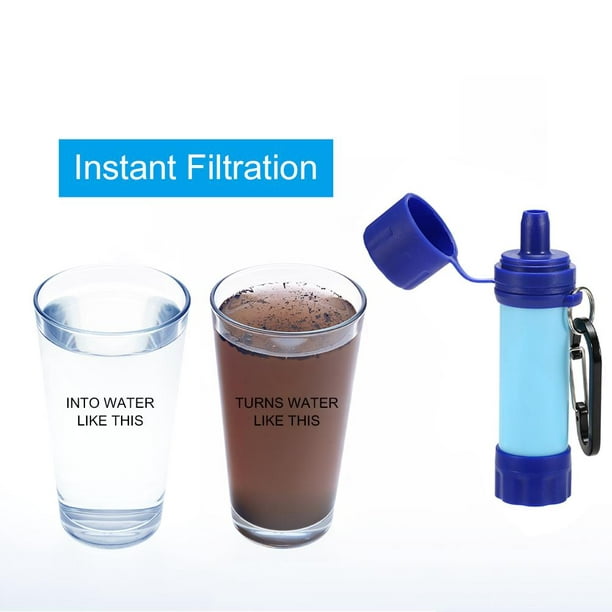 Filtro agua portátil-Purificador agua Herramienta supervivencia