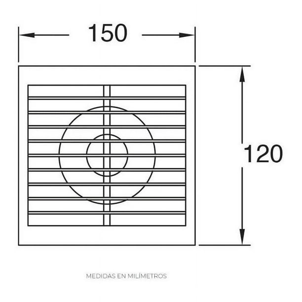 Extractor de baño STYL Ø150