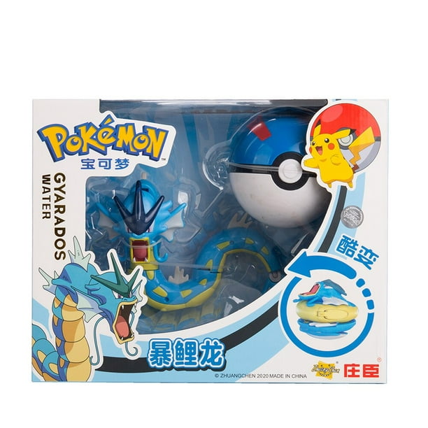 Pokemon juguetes con caja Original deformación Pokeball Anime figura modelo  Pikachu Eevee SLaura Cha zhangyuxiang LED