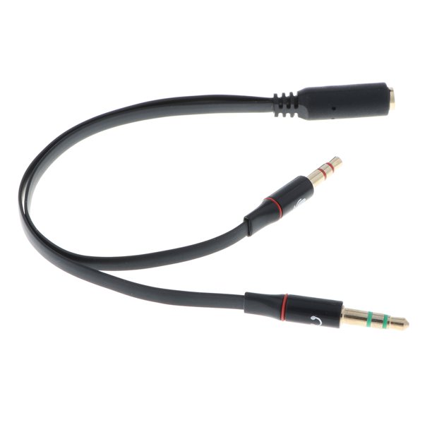 Cable Separador de Jack 3.5mm Macho a 2 Hembras para Auriculares