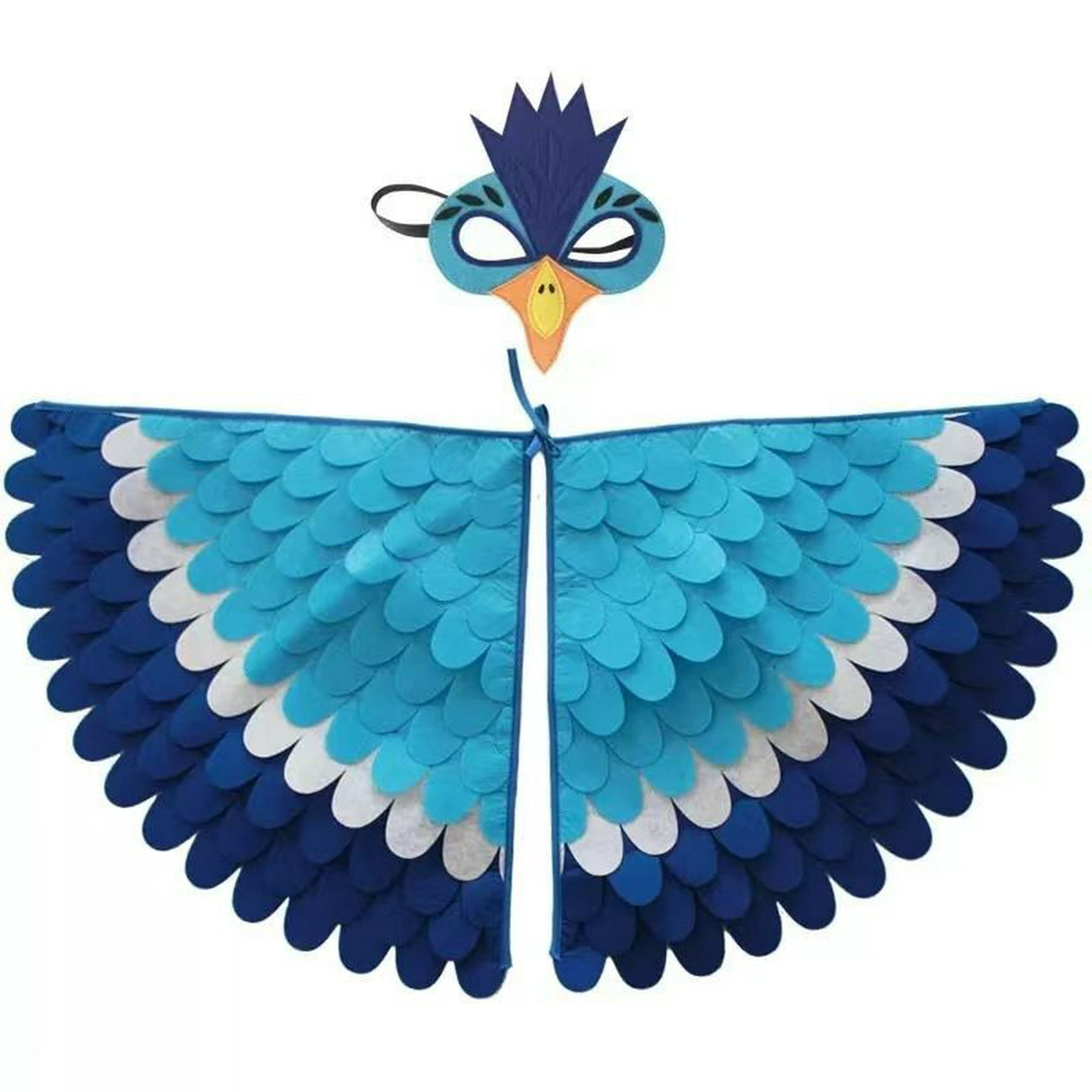 Alas Mariposa Disfraz de Mariposa Niña con Máscara de Fieltro de Mariposa,  alas de Hada alas