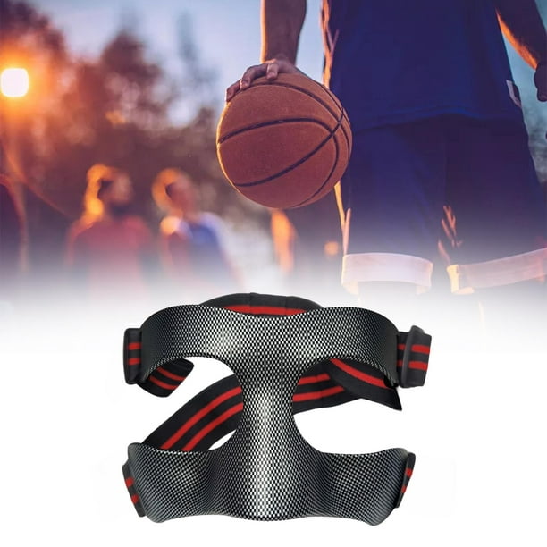 DYNWAVE Máscara de baloncesto, protector de nariz, accesorios de disfraz  para hombres y mujeres, protección facial para fútbol, boxeo, gimnasio