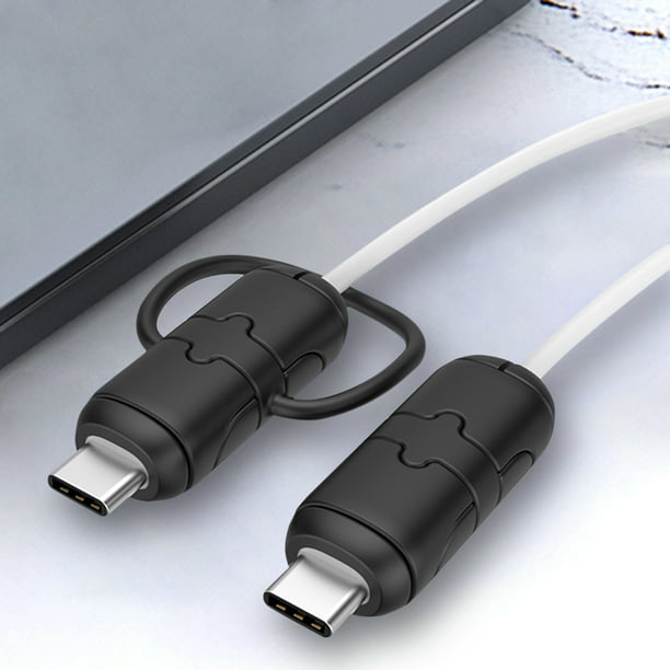 Protector de línea de datos para iPhone Protección del enrollador de cables  del cargador USB tipo