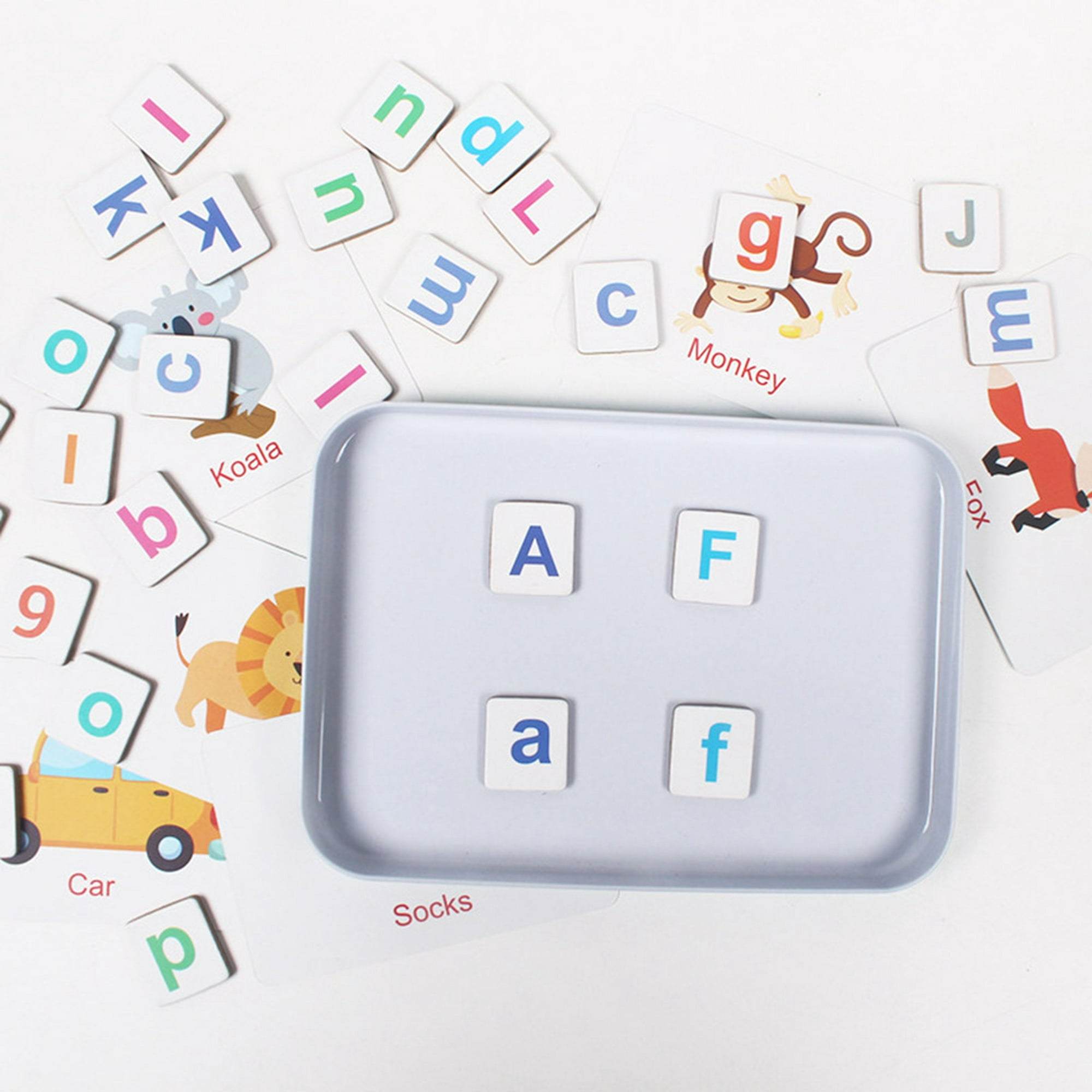 Letras magnéticas, imanes del alfabeto para niños, imanes de nevera para  niños pequeños, imanes ABC para niños pequeños de 1 a 3 años, letras de