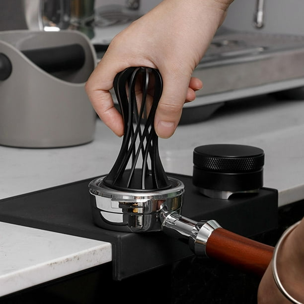 Herramienta de manipulación manual de espresso, accesorios de barista,  distribuidor de espresso profesional ligero, manipulación de cafés barista  para 58mm plano mayimx manipulación de café