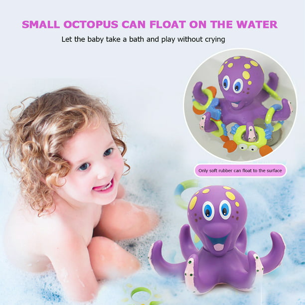 Juguetes de baño para bebé, ducha con termómetro de ducha, elefante  eléctrico, juguetes de agua pulverizada para niños pequeños