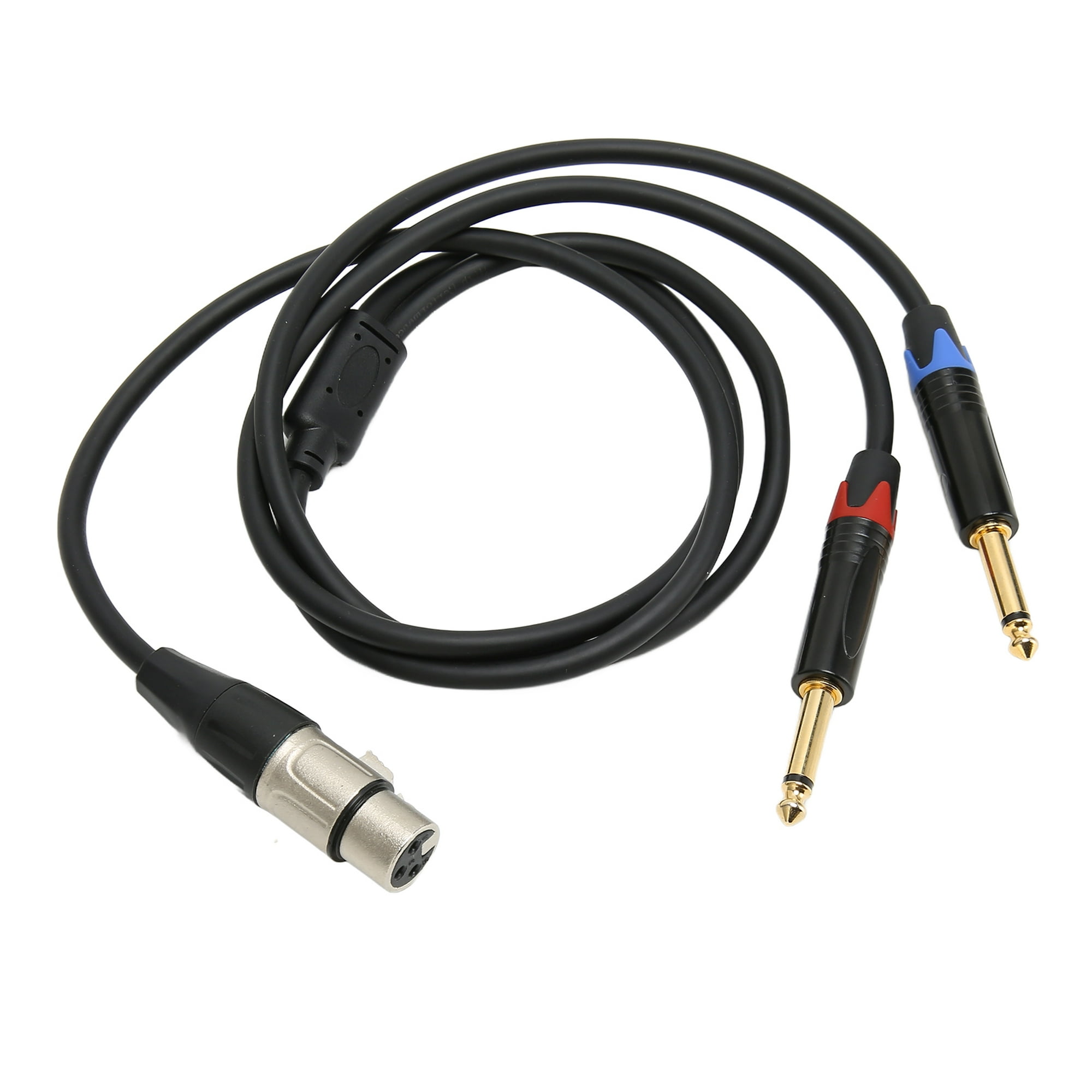 Cable Divisor Y Xlr Hembra A Doble De 14 De Pulgada Cable Adaptador Convertidor De Micrófono 