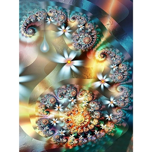 5d diamond painting kit diy fractal art full round drill wall decor rhinestone flhrweasw nuevo